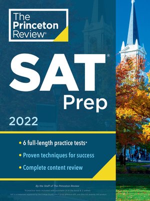 cover image of Princeton Review SAT Prep, 2022
